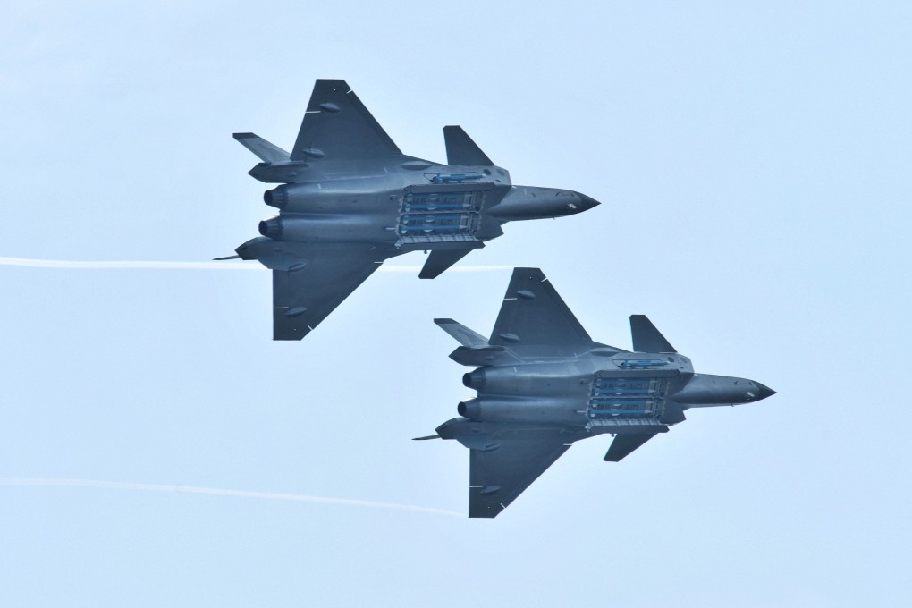 The J-20 stealth fighter has been using a stop-gap engine. Photo: Reuters