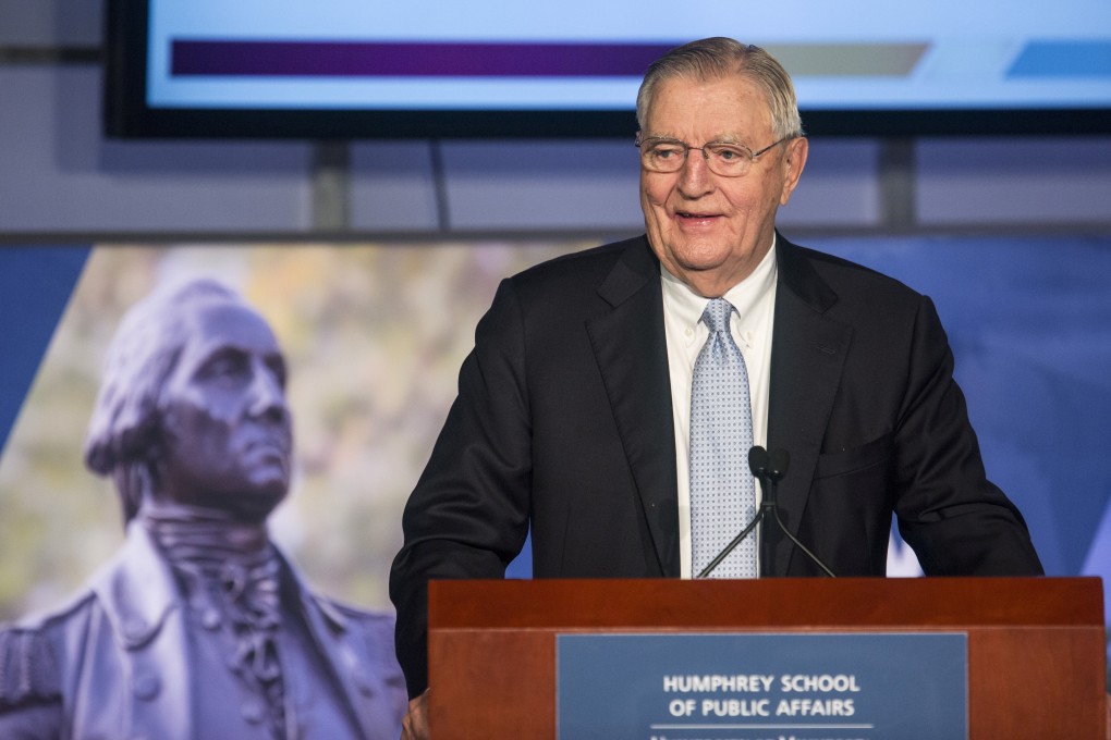 Former US vice-president Walter Mondale. File photo: Reuters