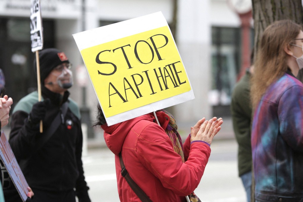 A march in Seattle calls for an end to violence and discrimination against Asian-Americans and Pacific Islanders. Photo: AFP