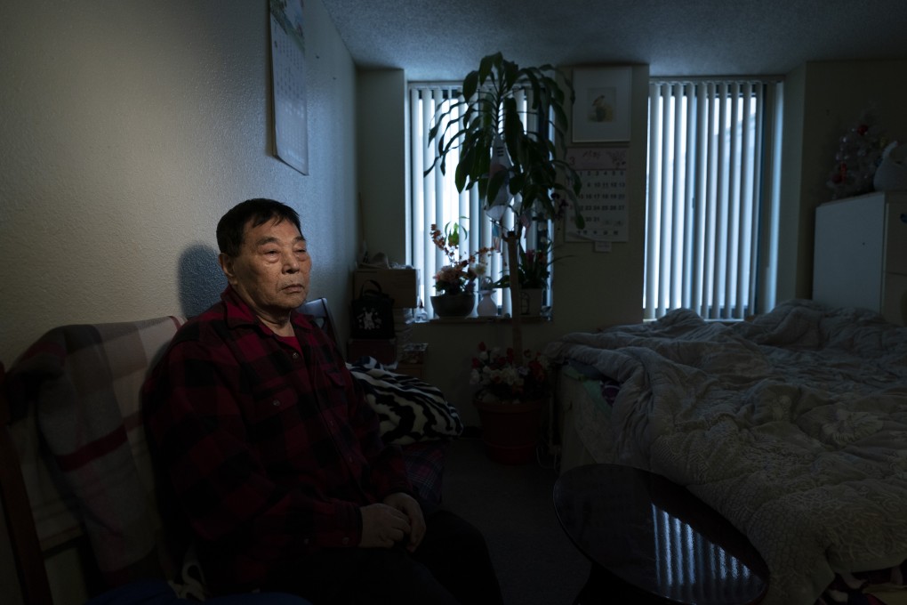South Korean immigrant Kim Yong-sin said he rarely leaves home these days. Photo: AP