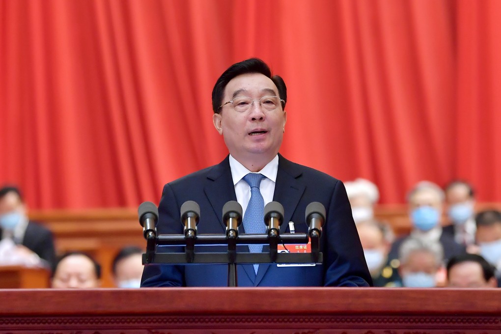 Wang Chen was responsible for shepherding the NPC to pass Hong Kong’s National Security Law and electoral reforms. Photo: Xinhua