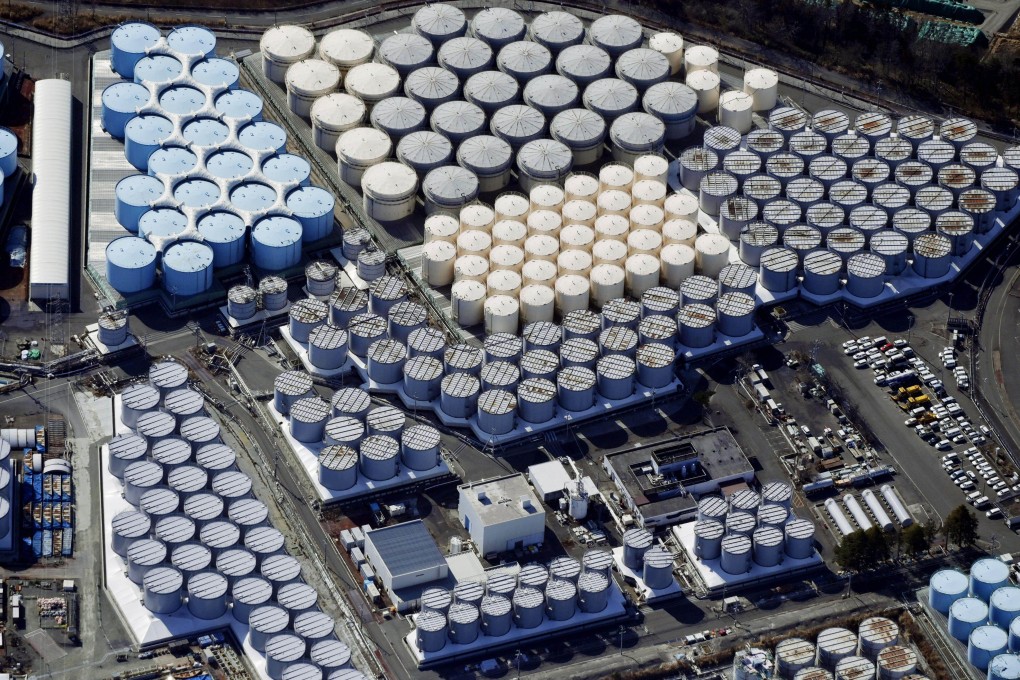 Tanks store treated radioactive water at the crippled Fukushima Daiichi nuclear power plant, which Japan plans to release into the sea in 2023. Photo: Kyodo