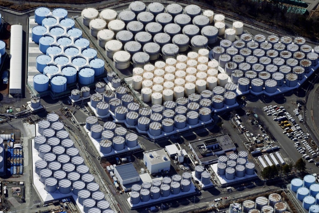 Tanks store treated radioactive water at the crippled Fukushima Daiichi nuclear power plant, which Japan plans to release into the sea in 2023. Photo: Kyodo