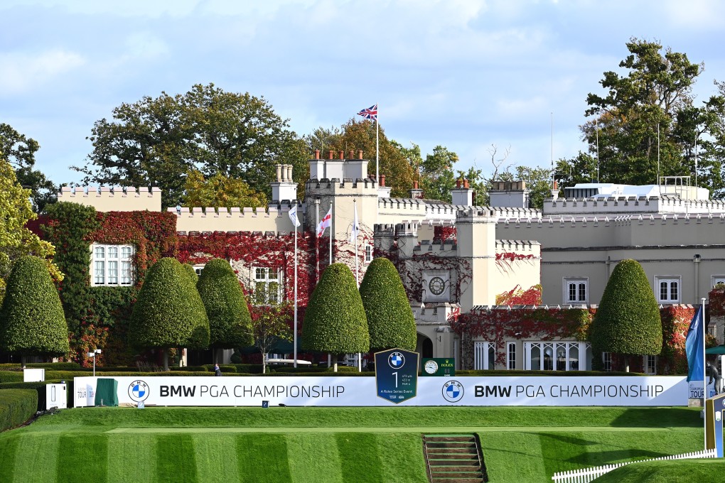 Wentworth Golf Club clubhouse and first tee. Photo: Getty Images