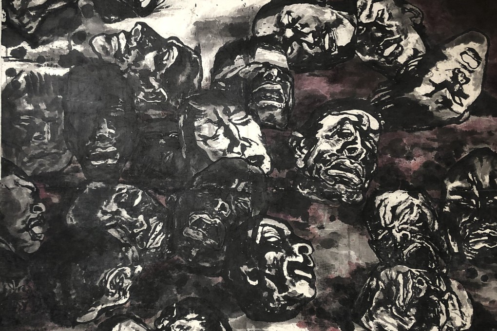 Massacre (1982) by Yang Jiechang, featured in “Ink City”, an exhibition at Tai Kwun Contemporary in Central, Hong Kong. Photo: Enid Tsui