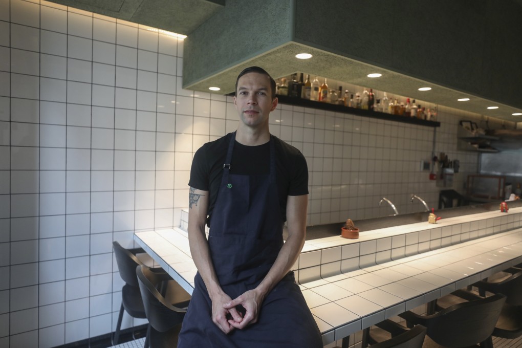 Owner of Okra Max Levy at his restaurant in Sai Ying Pun, Hong Kong. Photo: Xiaomei Chen