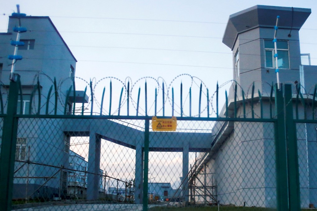 A perimeter fence around what is officially known as a vocational skills education centre in Dabancheng in China’s Xinjiang Uygur autonomous region. Photo: Reuters