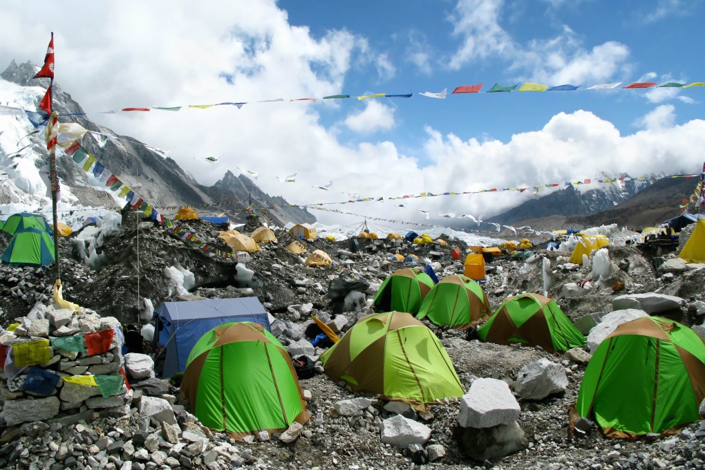 A climber’s Covid-19 diagnosis, after spending time at Everest base camp (pictured), is a blow to Nepal’s hopes for a bumper mountaineering season on the world’s highest peak. Photo: Shutterstock