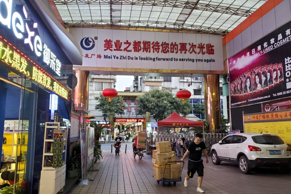Xingfa operates one of the biggest cosmetics and skincare markets in Guangzhou, the capital of southern Guangdong province. Photo: Iris Ouyang