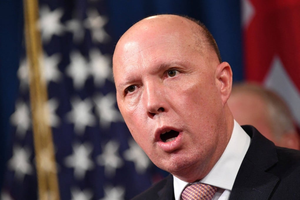 Australian defence minister Peter Dutton. Photo: AFP