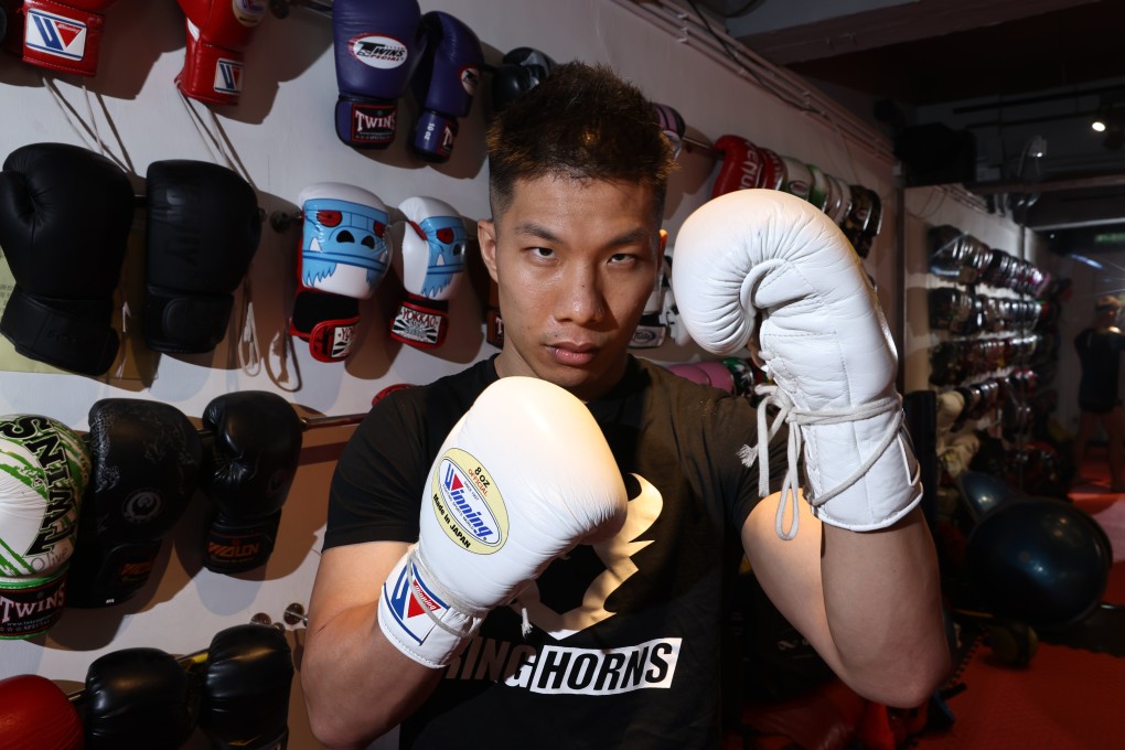 Hong Kong Muay Thai fighter Carlos So Tsz-hin after training in the xBattle gym in Kwun Tong in April. Photo: SCMP / K. Y. Cheng