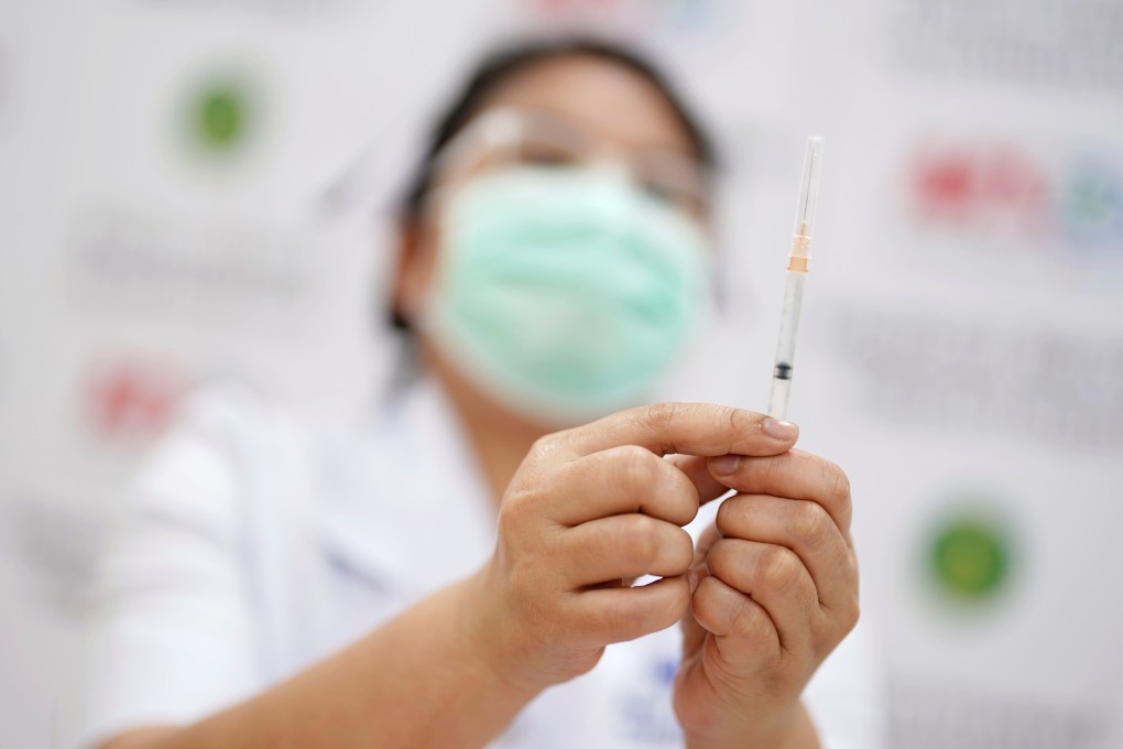 A health worker prepares a Covid-19 vaccine shot in Bangkok on April 21, 2021. Photo: Reuters
