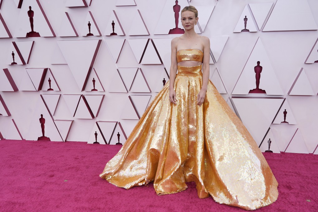 The stars of Hollywood returned to the red carpet for the 2021 Oscars, with big names like Carey Mulligan dressed to the nines in Valentino. Photo: EPA