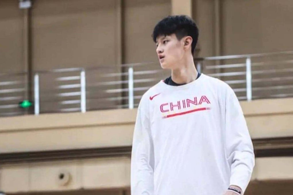 Chinese basketball player Zeng Fanbo in training. The highly rated prospect has decided to sign for the G League Ignite over college hoops with Gonzaga. Photo: Fanbo Zeng/Instagram