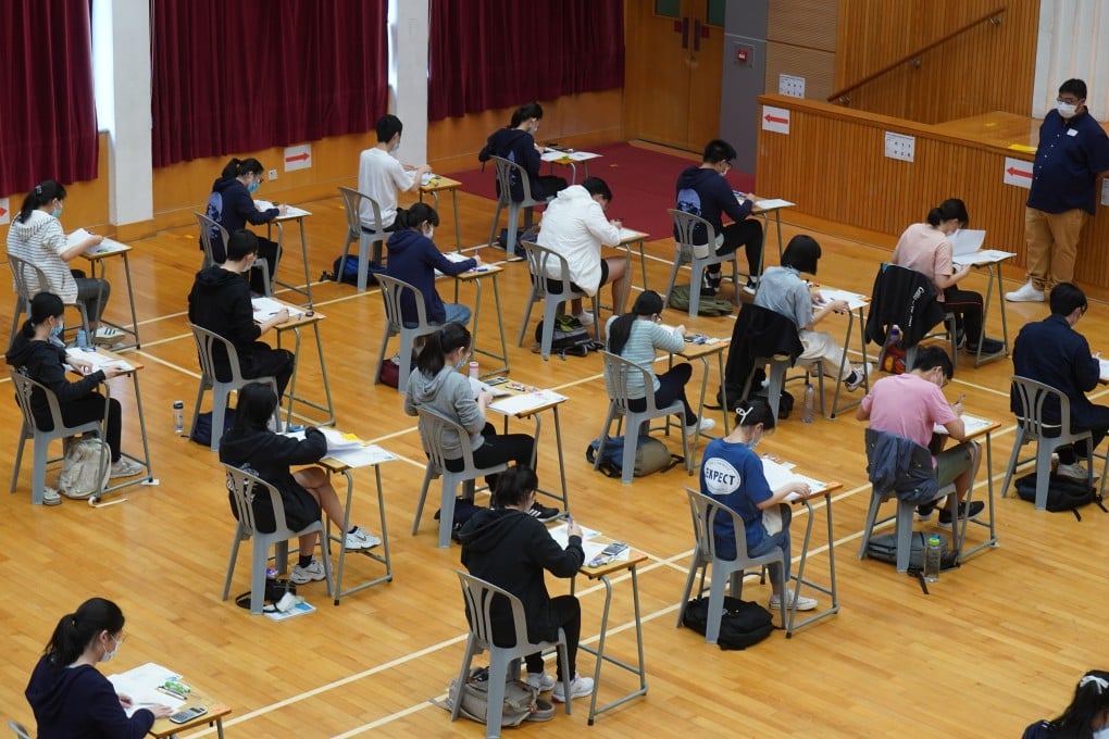 Some 45,000 Hong Kong students took the Diploma of Secondary Education (DSE) exams on Monday. Photo: SCMP