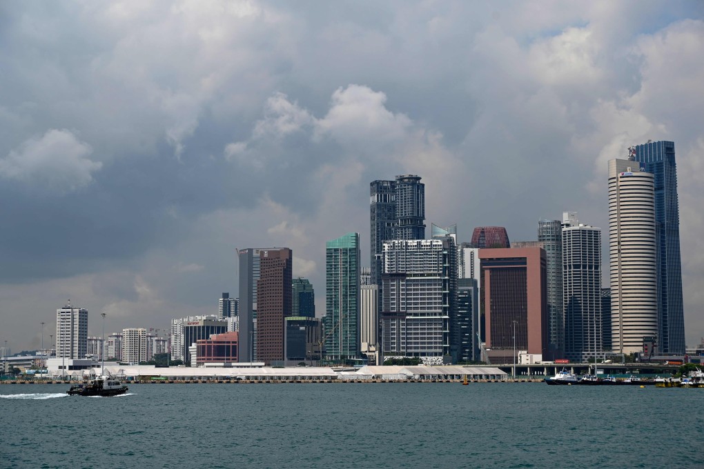 The Singapore business district. Photo: AFP