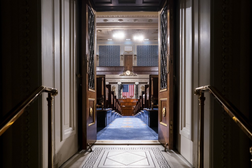 The chamber of the House of Representatives at the Capitol in Washington. Photo: AP
