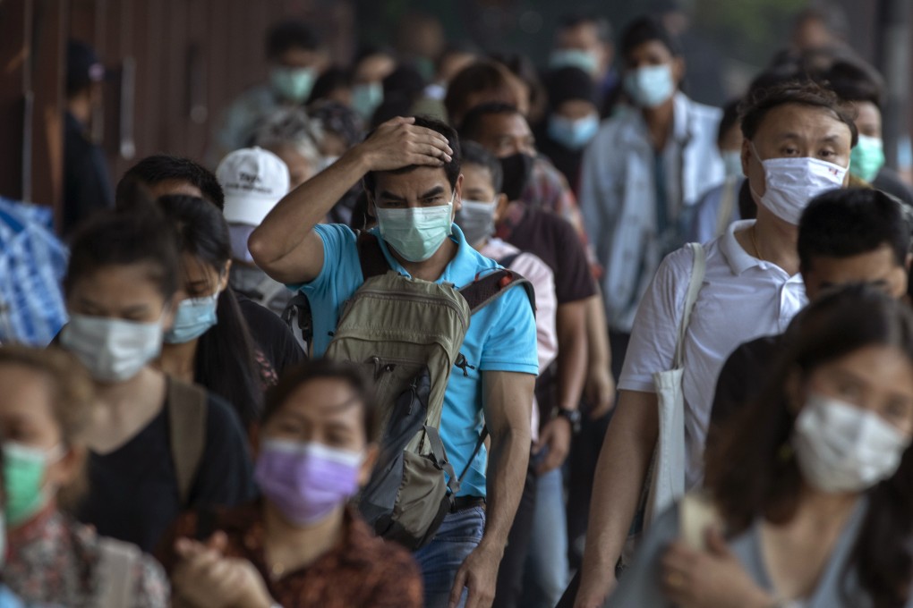 Commuters at Saen Saep pier in Bangkok, Thailand. Photo: AP