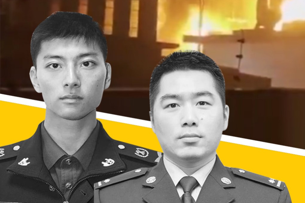 Tang Weijia (left) and Feng Chenmin were killed in a massive fire at a factory near Shanghai. Illustration: Tom Leung