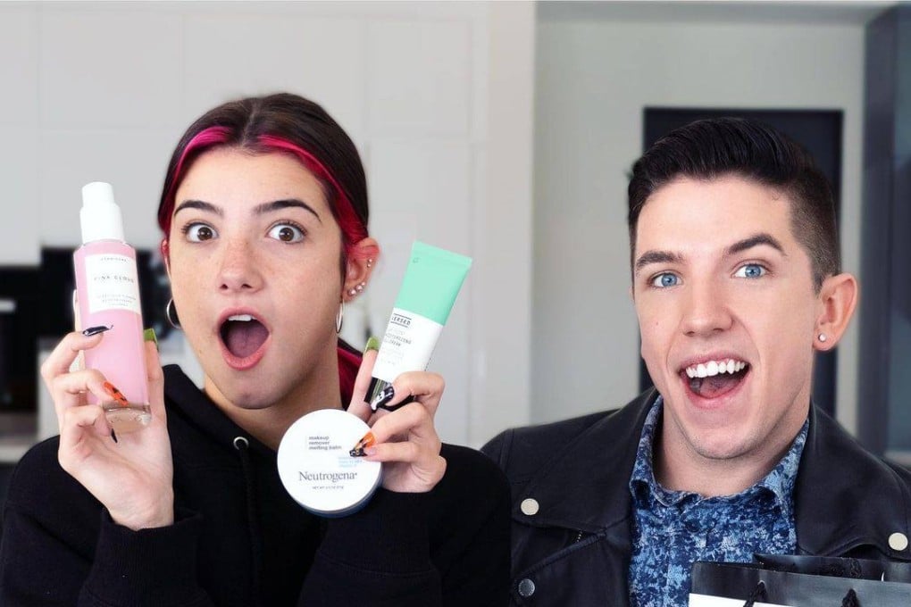 TikTok star Charli D’Amelio with “skinfluencer” Hyram, one of five skin influencers on YouTube we recommend to better understand your skin. Photo: Instagram