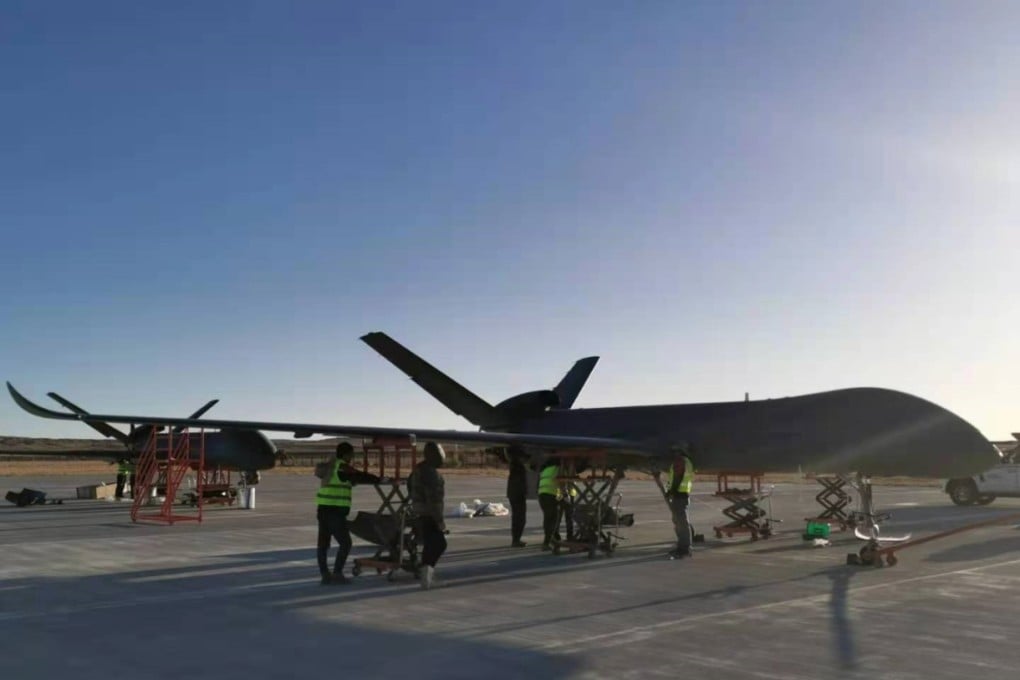 China’s long endurance drone the Feilong-1 has recently completed a trial at an undisclosed high-altitude plateau. Photo: Weibo