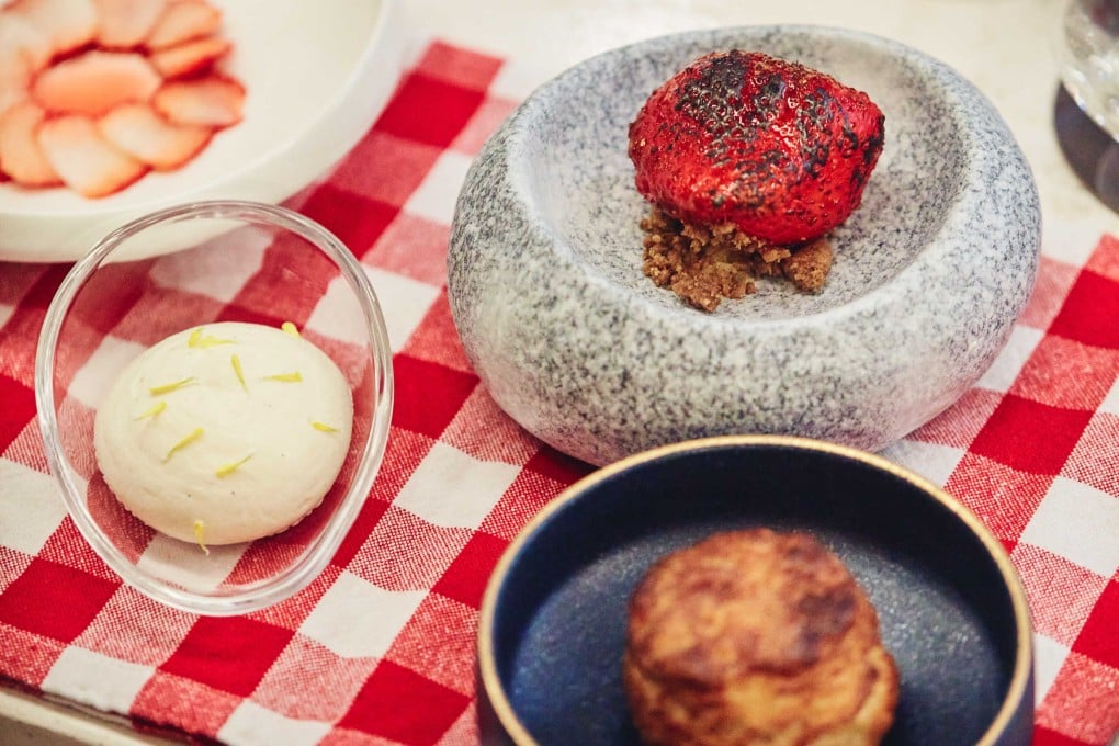 Strawberry picnic dessert at Cultivate. Photo: Cultivate