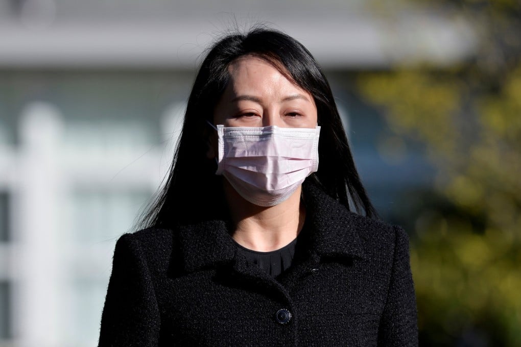 Huawei Technologies Chief Financial Officer Meng Wanzhou leaves her home to attend a court hearing in Vancouver, British Columbia on March 29. Photo: Reuters