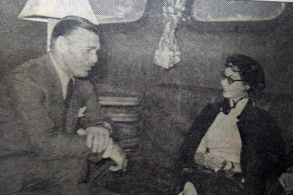 Clark Gable with actress Li Lihua in Hong Kong in November 1954. Photo: SCMP