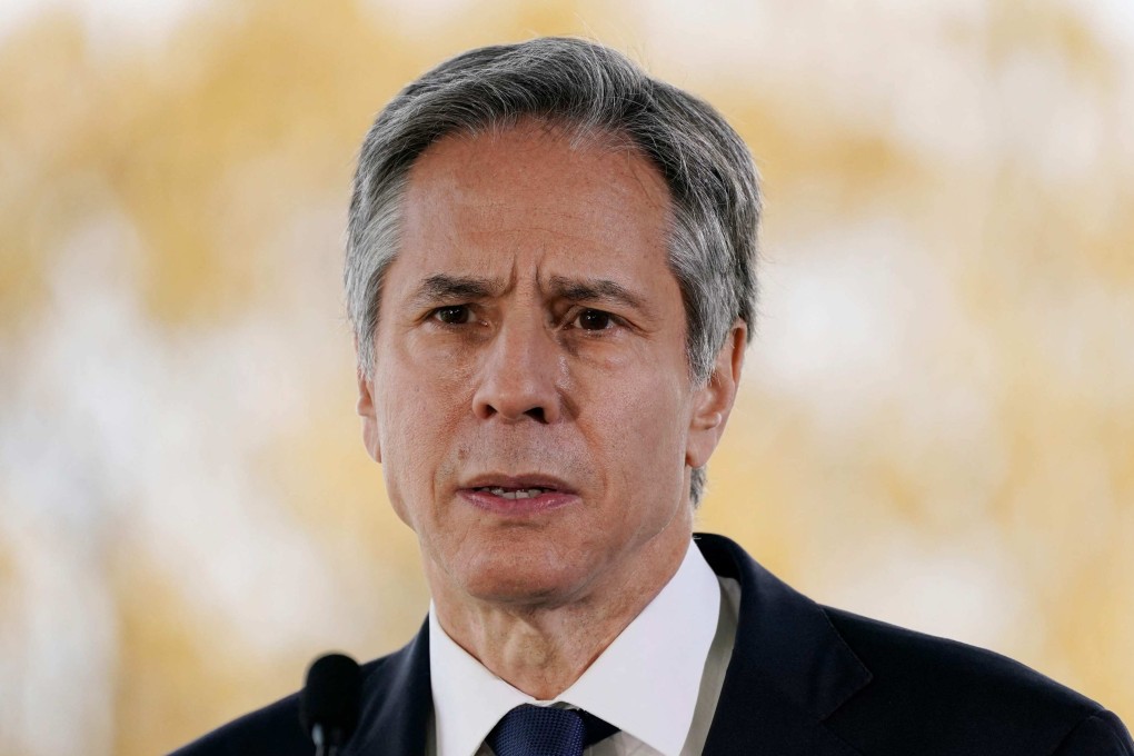 US Secretary of State Antony Blinken in Annapolis, Maryland on April 19. Photo: AFP