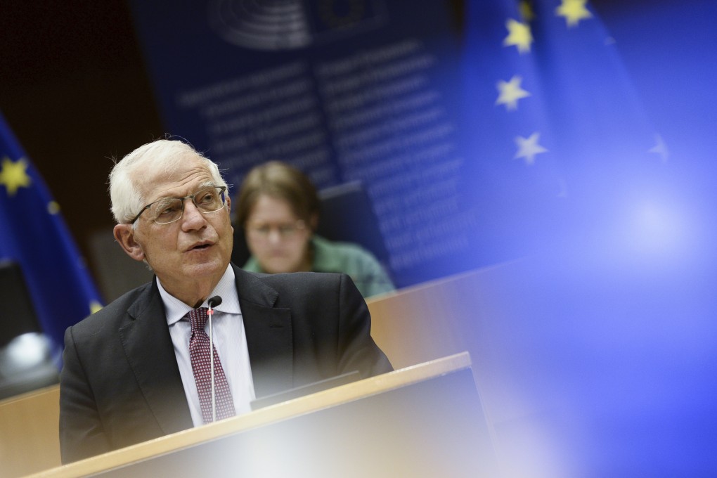 Josep Borrell, the EU’s chief diplomat, said he stood in “full solidarity” with sanctioned lawmakers but stressed the need to engage with China on multiple fronts. Photo: AP