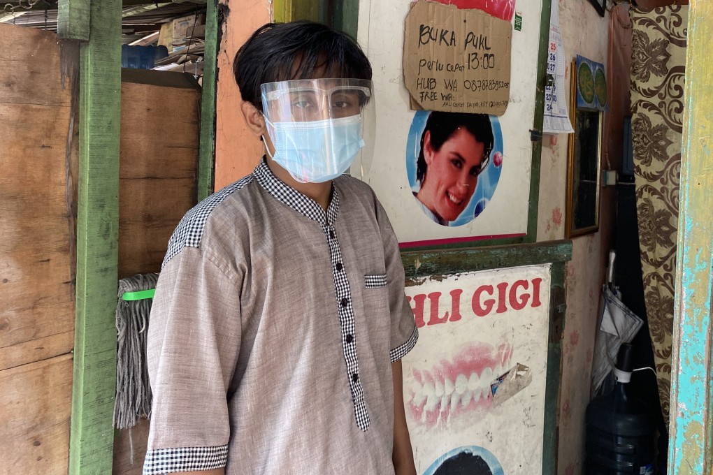 Muhammad Tohir’s dental shop in central Jakarta, Indonesia. Photo: SCMP/Resty Woro Yuniar