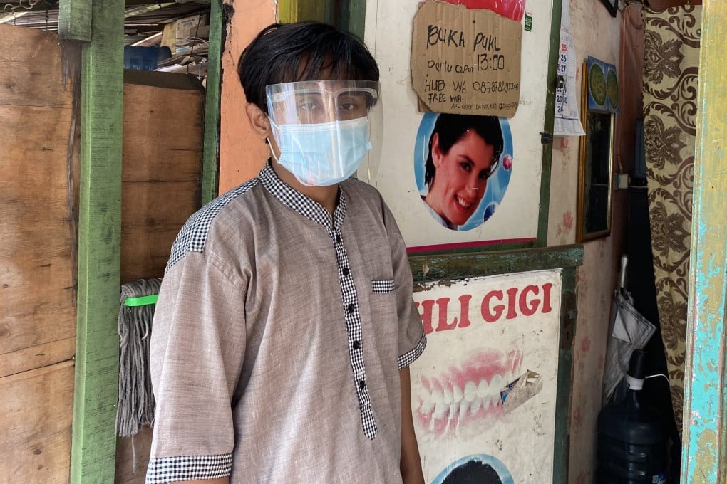 Muhammad Tohir’s dental shop in central Jakarta, Indonesia. Photo: SCMP/Resty Woro Yuniar
