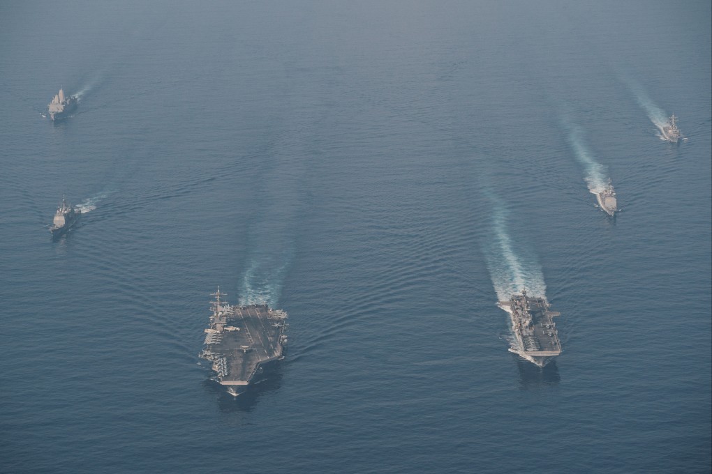 The Chinese defence ministry said an increase in US reconnaissance was having a destabilising influence. Photo: USS Theodore Roosevelt