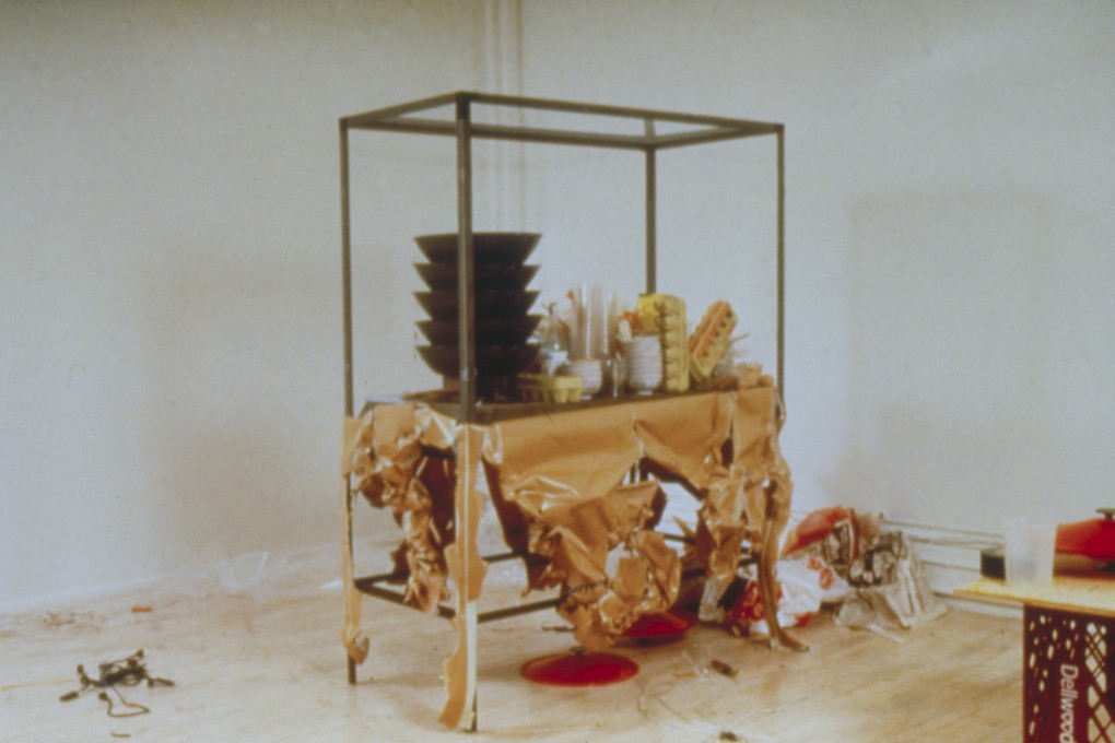 Rirkrit Tiravanija’s first presentation of his artwork called untitled (pad thai) at the Paula Allen Gallery in New York in 1990. A former assistant will present it at the David Zwirner Galleyr in Hong Kong. Photo: Paula Allen Gallery/Rirkrit Tiravanija