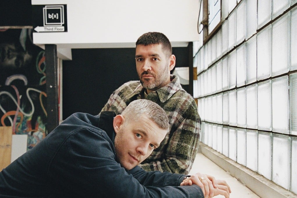 Russell Tovey (front) and Robert Diament, authors of Talk Art: Everything You Wanted to Know About Contemporary Art but Were Afraid to Ask.