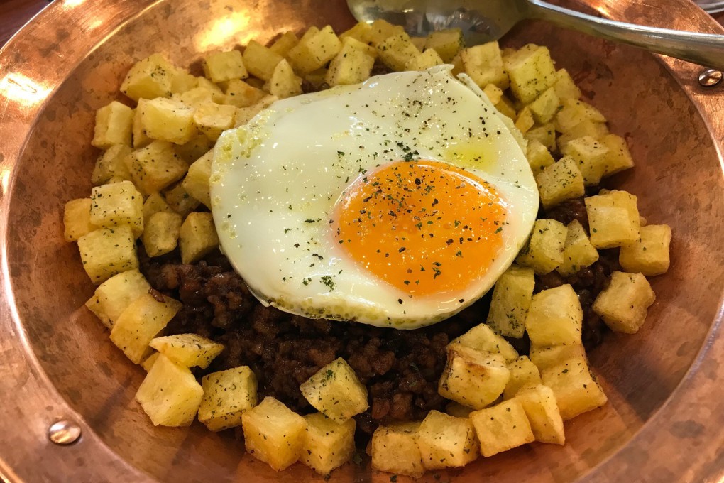 What is a national dish? A Macanese classic that every family in Macau cooks their own way: minchee, or minchi, made with minced beef or pork, potatoes and a fried egg. Photo: Bernice Chan