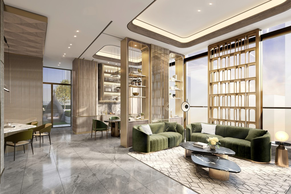 An artist’s impression of a lounge in Vau Residence. Photo: Handout