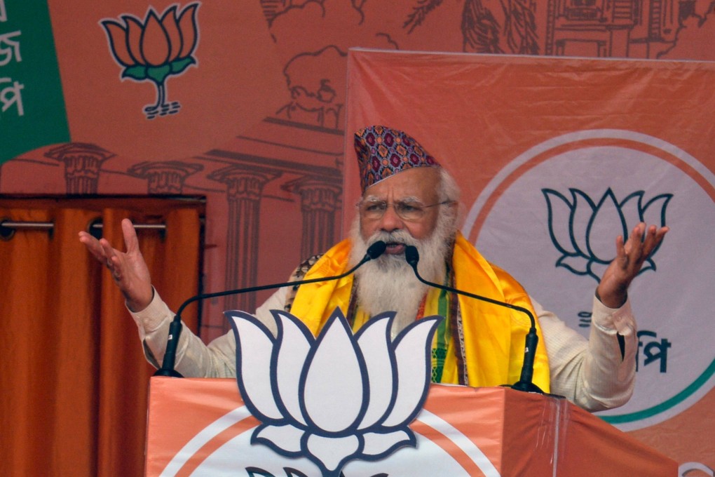 Indian Prime Minister Narendra Modi has called for self-reliance from China. Photo: AFP