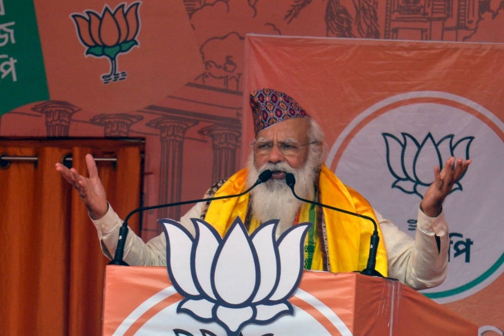 Indian Prime Minister Narendra Modi has called for self-reliance from China. Photo: AFP