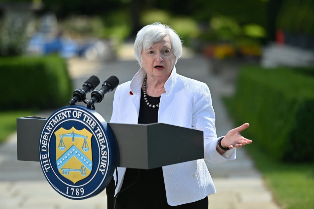 US Treasury Secretary Janet Yellen in London on June 5. Photo: Reuters