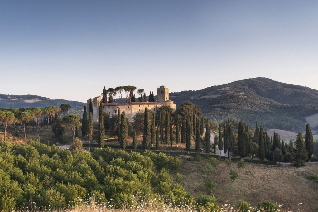 Reschio, a hotel estate in Italy’s Umbria region, includes 50 farmhouses and a 1,000-year-old castle. Photo: Reschio Hotel