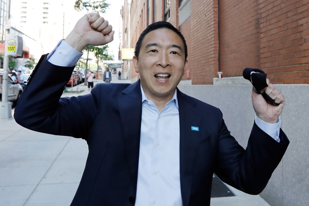 New York City mayoral candidate Andrew Yang. Photo: EPA