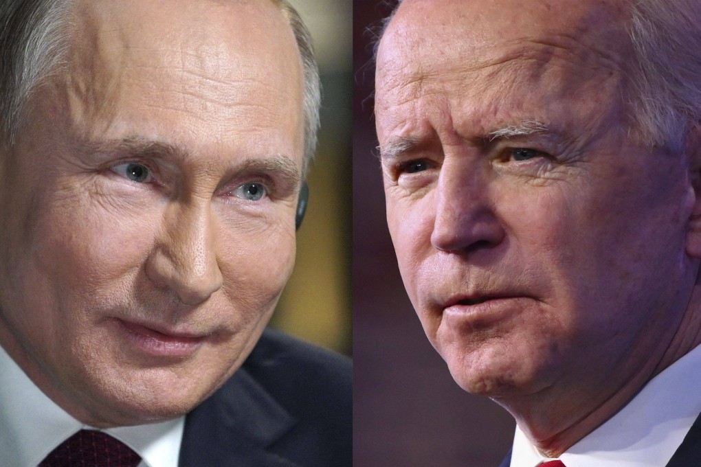 Russia’s President Vladimir Putin and US President Joe Biden. File photo: AFP
