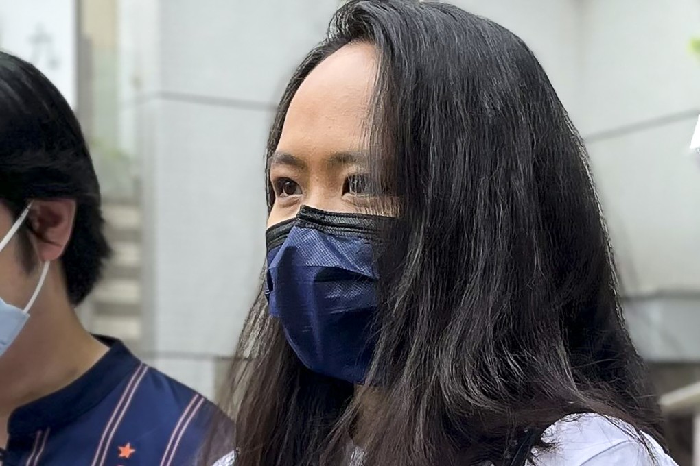 Ho Ka-yan, 27, was found guilty on Wednesday of resisting police at Kowloon City Court. Photo: Jasmine Siu