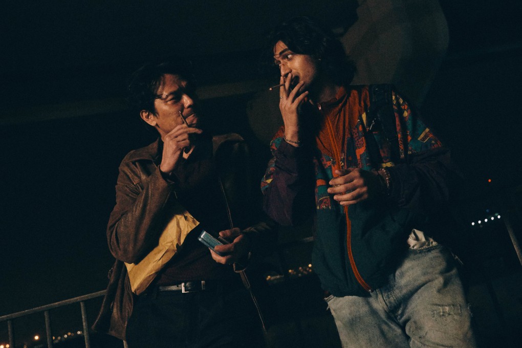 Lam Ka-tung (left) and Bipin Karma in a scene from Hand Rolled Cigarette (category: IIB, Cantonese), directed by Chan Kin-long.