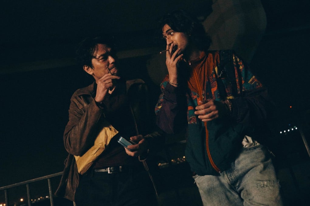 Lam Ka-tung (left) and Bipin Karma in a scene from Hand Rolled Cigarette (category: IIB, Cantonese), directed by Chan Kin-long.