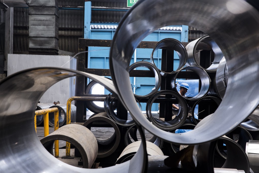 The Ministry of Economy, Trade and Industry claims it has repeatedly asked China to remove the measures on steel billets, hot-rolled coils and hot-rolled plates through bilateral talks. Photo: Bloomberg