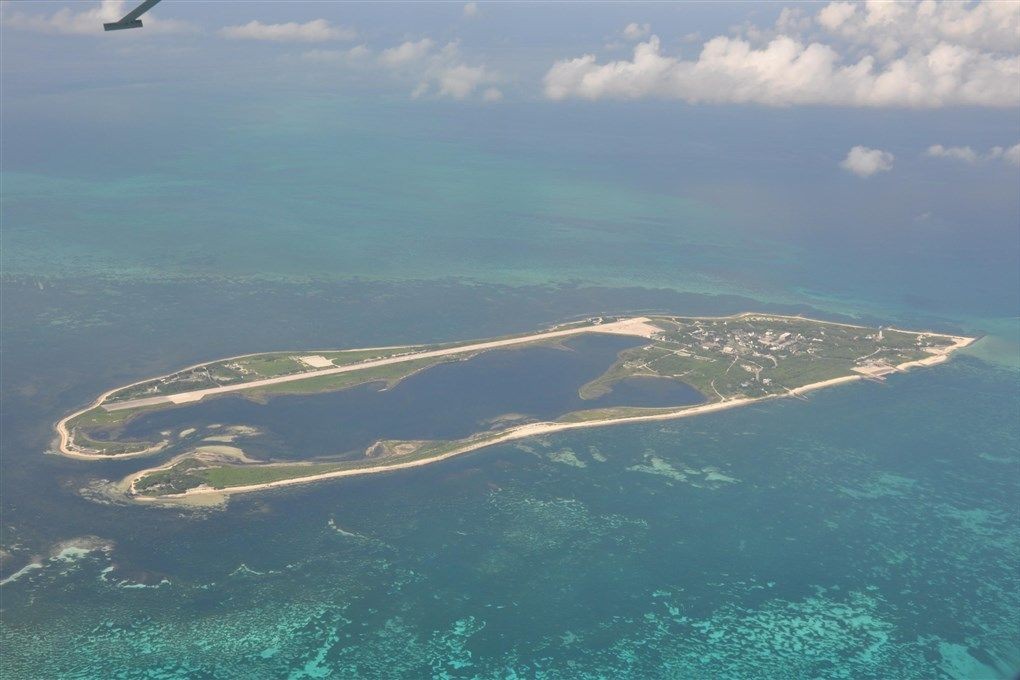 Taiwan’s Pratas Island in the north of the South China Sea. Photo: CNA