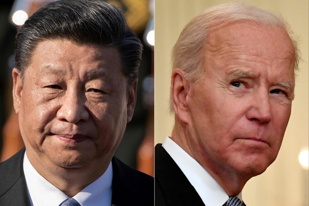 Chinese President Xi Jinping and US President Joe Biden. Photos: AFP