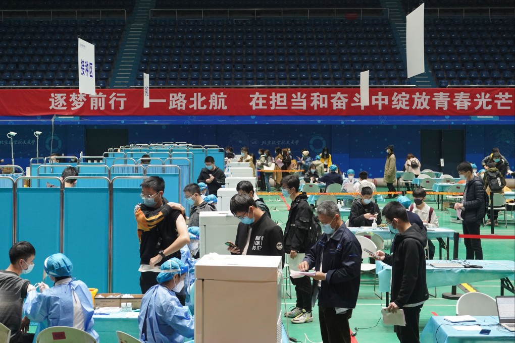 Beijing has administered 33.4 million doses of Covid-19 vaccines as it prepares to host the Winter Olympics in Februrary. Photo: Xinhua